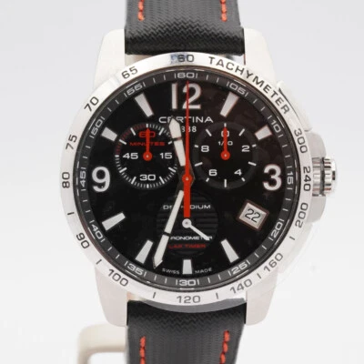 Certina DS Podium Quartz Chrono Men's Watch 1 17/32in Steel Nice Condition New - Image 1 of 4