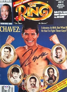 Julio Cesar Chavez Signed 8x10 Boxing Photo PSA AH37943 - Picture 1 of 2