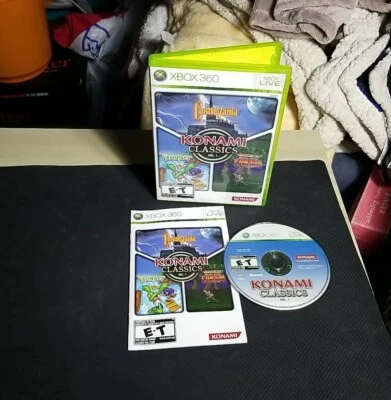 Konami Classics: Vol. 1 Complete in Box CIB Microsoft Xbox 360 Volume One manual - Image 1 of 4