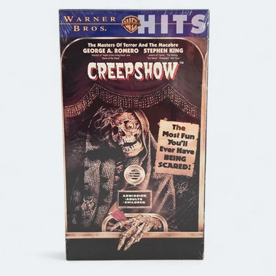 Creepshow VHS, 1998 Warner Bros. Hits Printing, Brand New & Partially Sealed - Image 1 of 4