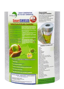 SmartSHIELD -5mm Foam Core Insulation, RADIANT BARRIER 16''X100ft roll - Picture 1 of 8
