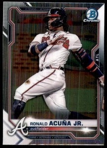 Bowman Chrome 2021 Ronald Acuña Jr. Atlanta Braves #11 - Imagen 1 de 2