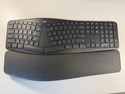 Logitech ERGO K860 Wireless Ergonomic Qwerty Keyboard w/Dongle.Tested. - Image 1 of 4