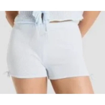 Shorts lounge Wild Fable azul claro malha amarrar lateral XS - Imagem 1 de 4