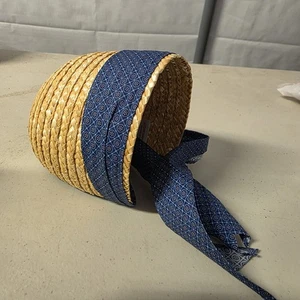 American Girl Doll Addy Meet Wicker Bonnet Hat - Picture 1 of 7