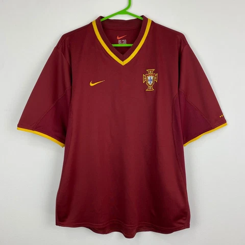 Portugal 2000-2002 Vintage Home Football Shirt Soccer Jersey Camiseta size M Cover