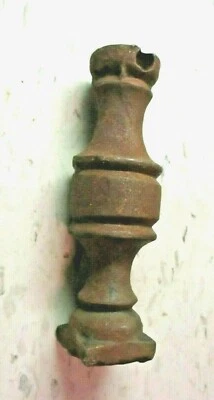 Cast Iron Baluster Spindle Potbelly Stove Foot Leg 5-1/2" Tall Weld On 1 Antique - Image 1 of 4