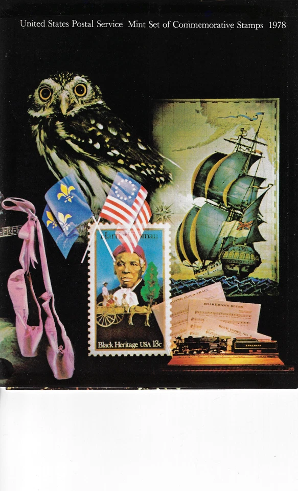US Stamps /Postage year set 1978 Commemoratives  in folio - Image 1 of 1