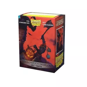 Matte Halloween Drachenschild Classic Art Hüllen 10 Packungen à 100 Hüllen - Bild 1 von 1