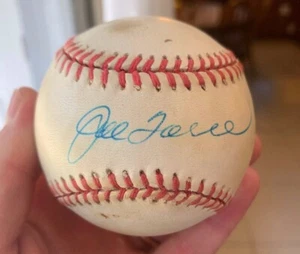 Joe Torre Autographed Signed Budig American League Used Baseball #2 W/ PSA COA - Picture 1 of 7