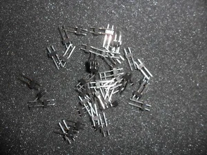 87348-2 Conn Unshrouded Header 2 POS 2.54mm Solder ST Thru-Hole (LOT OF 25) - Picture 1 of 4