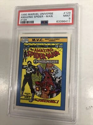 1990 Marvel Universe Amazing Spider-Man #129 PSA 9!! - Image 1 of 2