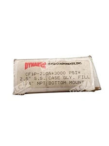 Dynamic Fluid Components 2.5" 3000psi 1/4" NPT Bottom Mount Gauge CF1P-210A - Picture 1 of 2