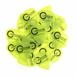 20 Cleartone Neon Yellow Classic Shape Guitar Picks - Picture 1 of 2