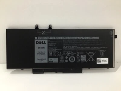 Dell 0C5GV2 68WH Battery 7.6V 4GVMP GENUINE OEM - Image 1 of 2