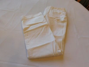 Boston Proper Women's ladies casual Pants Slacks Size 2 White GUC - Picture 1 of 6