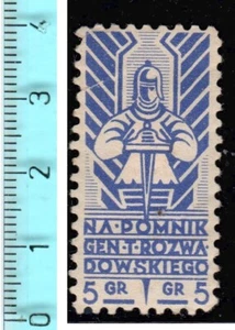 EI1035 Plakatmarke Propaganda: Polen Na Pomnik Gen. T. Rozwadowskiego - Bild 1 von 1