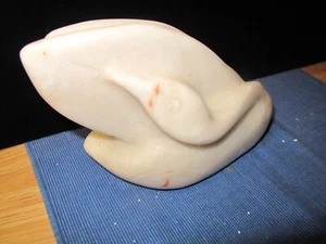 White SWAN Alabaster Figure Sculpture - Artist Details - Picture 1 of 12