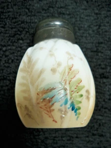 Coctelera de tulipán Wave Crest EAPG pintado a mano motivo de helecho de selva - Imagen 1 de 18