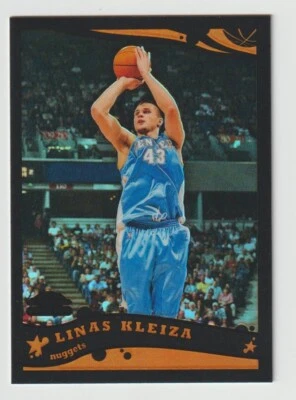 LINAS KLEIZA 2005-06 Topps Chrome RC Black Refractor #175 Nuggets Rookie #/399! - Image 1 of 2