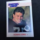 1988 Starting lineup Howie Long Oakland Raiders NFL Football Card Villanova LA