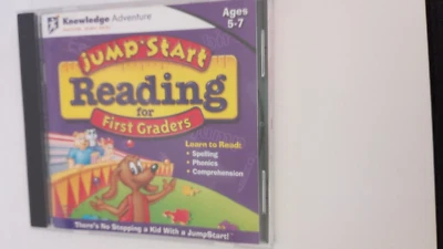 Jump Start Reading for First Graders CD-Rom Ages 5-7 Knowledge Adventure 1st W1 - Image 1 of 2
