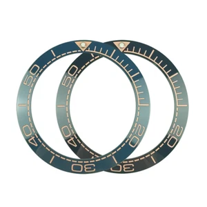 Inserto de bisel negro/azul de 41,5 mm para relojes Sub Diver Sea Master Ocean de cerámica - Imagen 1 de 10