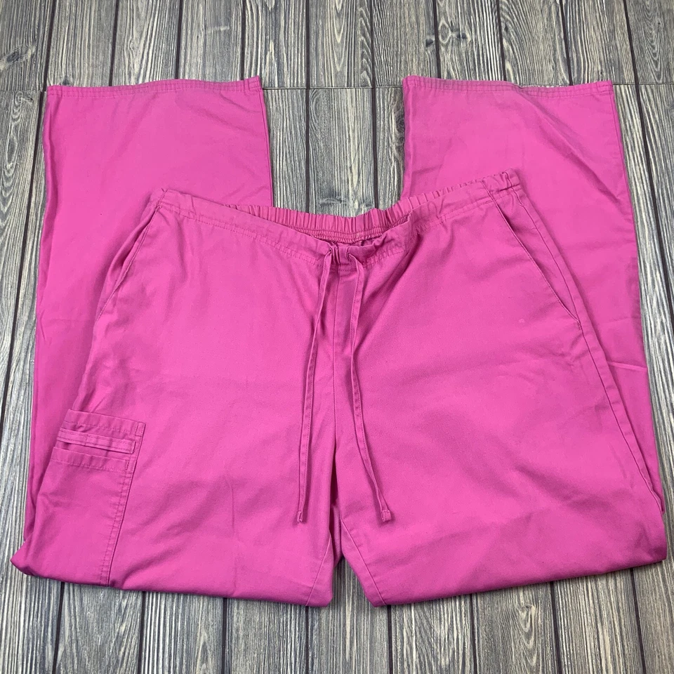 SB scrubs womens medium pink scrub pants - Image 1 of 4