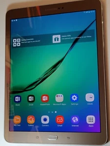 Samsung Galaxy Tab S2 T810 32GB Wi-Fi 9.7in Gold Working Well #110F Android 7 - Picture 1 of 6