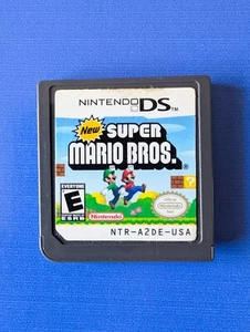 New Super Mario Bros. Nintendo DS 3DS Game Cartridge Authentic Tested - Picture 1 of 3