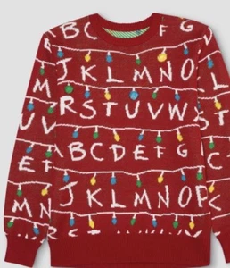Para Hombres Stranger Things 4 Light Up Navidad Feo Suéter XL Nuevas Luces de Halloween - Imagen 1 de 2