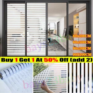2~5M Bubble Free Frosted Window Film Etched Privacy Glass Vinyl Self Adhesive XM - Picture 1 of 39