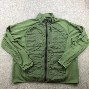 Orvis Jacket Mens 2XL Green Fleece Pockets Long Sleeve Outdoors Hiking Quilted - Picture 1 of 9