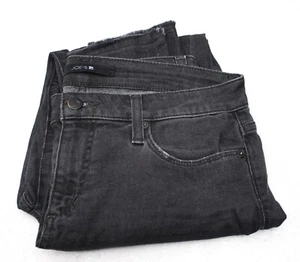Joe's Jeans Womens Skinny Crop Mid-Rise Stretch Ripped Brittany Black Size 28 - Picture 1 of 12
