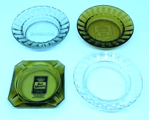 Vintage Glass Motel Ashtray Lot - 2 Best Western, Ramada - 4 pcs, Group 1 - Picture 1 of 11