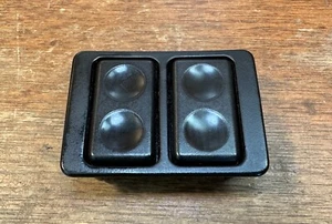 Porsche 944 Window Switches Bank - Driver's Side - Two Switches - Picture 1 of 4