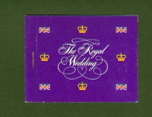AUSTRALIA 1981 ROYAL WEDDING PRIVATE BOOKLET ASPC - Picture 1 of 1