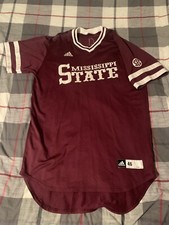 Adidas Mississippi State Baseball #19 Bonner Size 46 Maroon