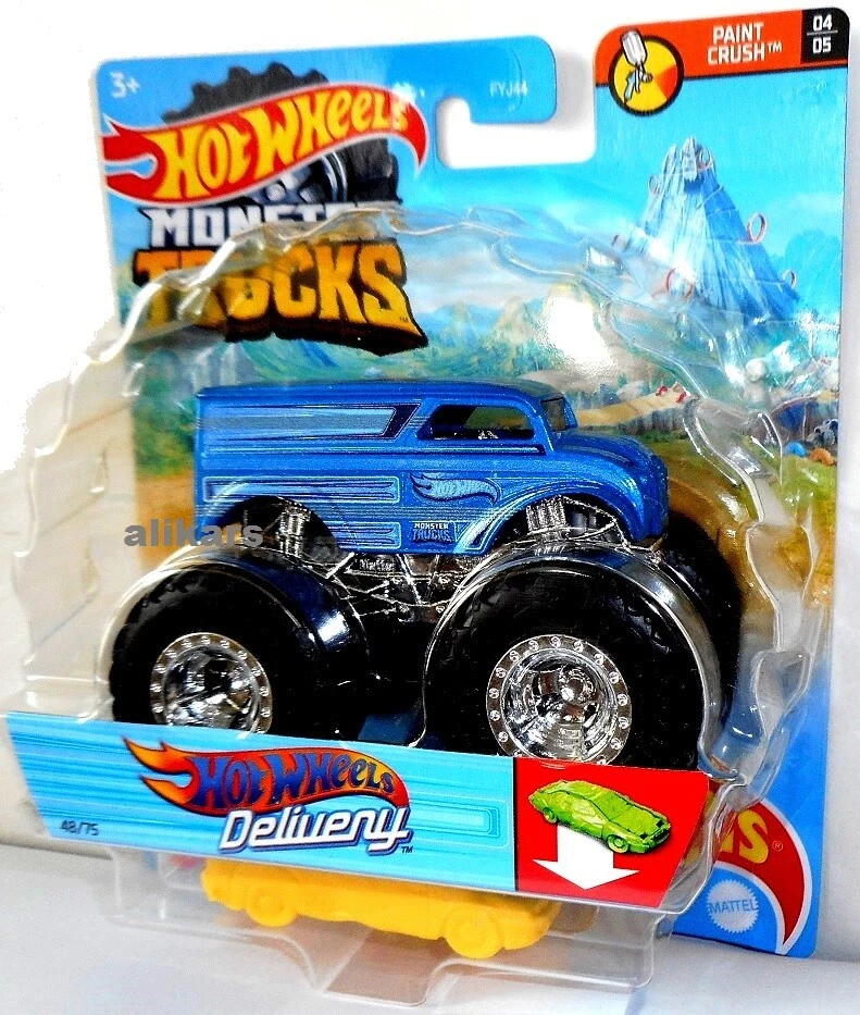 HOT WHEELS - MATTEL DELIVERY - Paint Crush Monster Trucks Hot Wheels Mattel Auto Die-cast 1:64 Neu