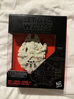NUEVO Star Wars Black Series Titanium Millennium Falcon #01 2015 Hasbro sellado Foto 1 de 4