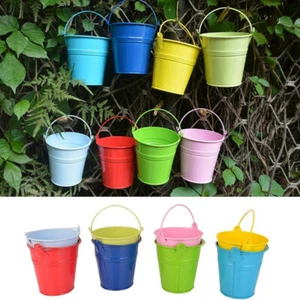 20pcs Tinplate Bucket Small Tin Pails Wedding Party Favors Small Plant Pail - Picture 1 of 11