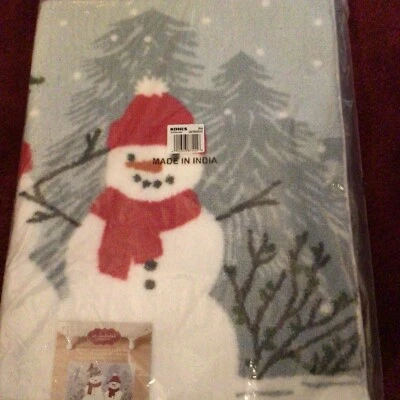 Alfombra de baño escénica muñecos de nieve - Plaza de San Nicolás - Nueva  Foto 1 de 3