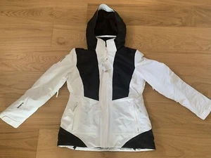 NEW Mountain Warehouse Womens Ski Jacket Coat Slalom White Black Winter ALL SIZE - Picture 1 of 2