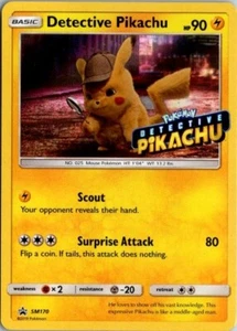 Detective Pikachu SM170 2019 Blackstar Promo Holo - Picture 1 of 3