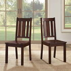 Set of 2 Bankston Dining Chair Kitchen Dining Room Contoured Seat Elegant Chair