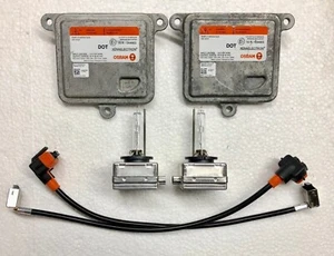 2x OEM 12-15 Tesla Model S Xenon Headlight Ballast Control Unit + D3S Bulbs Kit - Picture 1 of 2