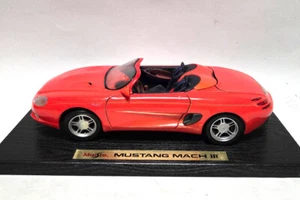 usato! Maisto 50232 Ford Mustang Mach 3 Spider 1990 rosso scala 1:18 - Foto 1 di 3
