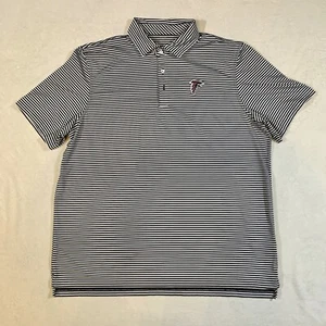 Vineyard Vines Atlanta Falcons NFL Football gestreiftes Performance Polo Größe 2XL - Bild 1 von 12