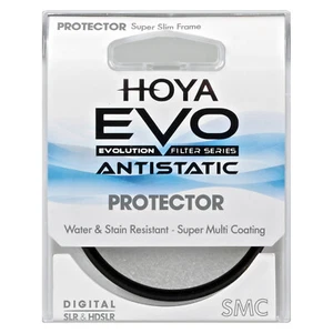 Hoya EVO ANTISTATIC 72mm Clear Protector Filter - 18-layer (SHMC) Multi-Coating - Picture 1 of 4