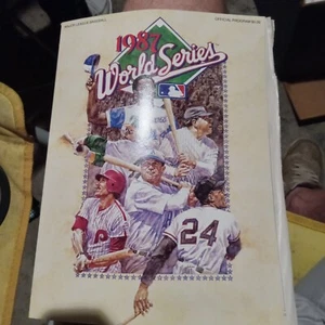1987 World Series Program Minnesota Twins vs. St Louis Cardinals - Picture 1 of 6